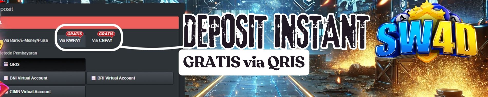 Deposit Instant di SW4D Hanya Hitungan Detik
